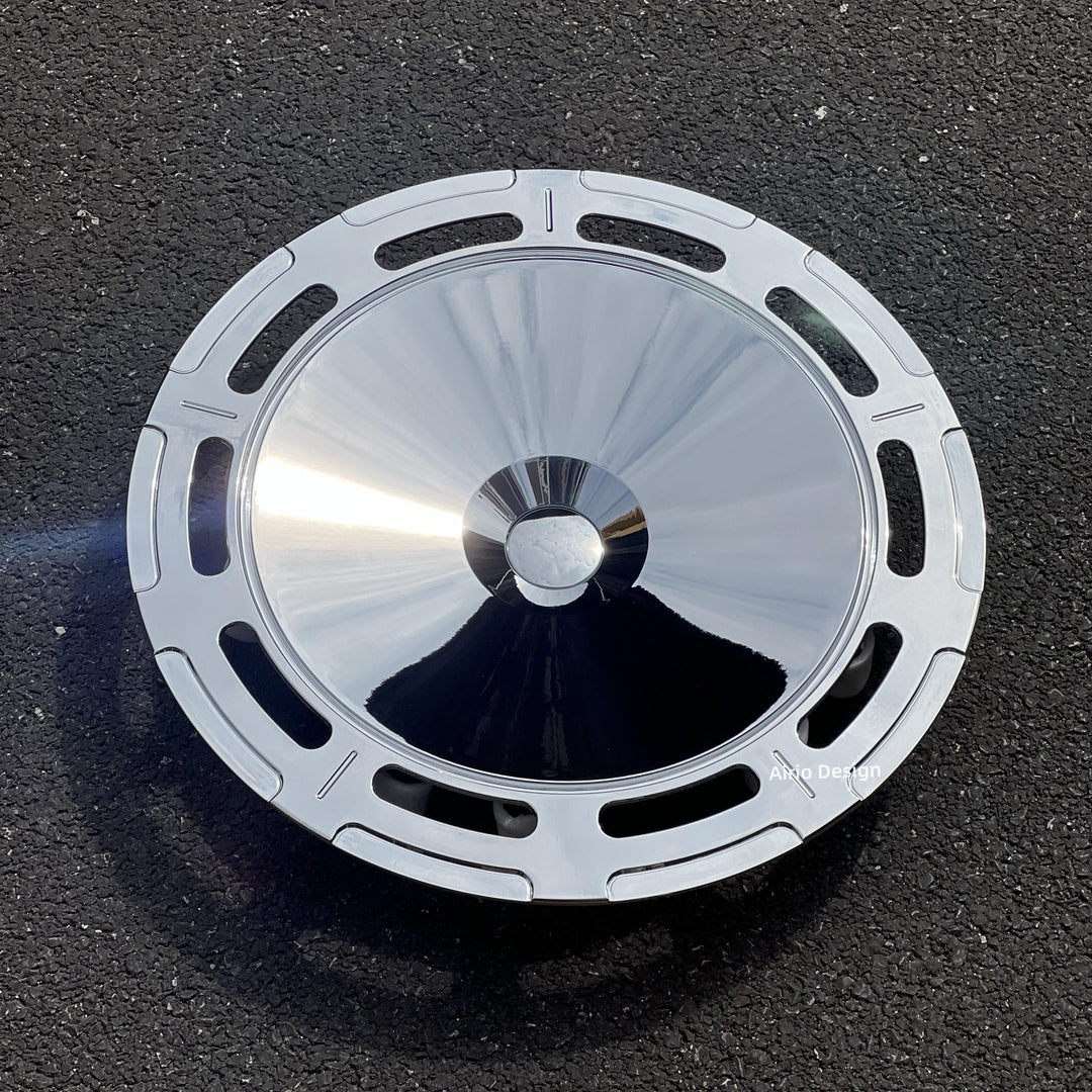 A1-38 Chorme Chrysalis Tesla wheel covers for Model Y 19" Model 3 18" hubcaps a set 4 pcs