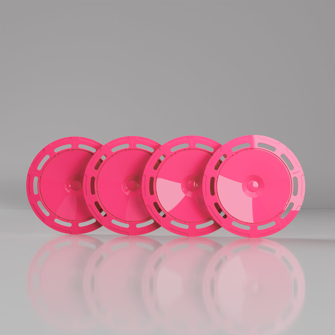 A1-37 Barbie Pink wheel covers for Tesla Model 3 18" Model Y 19" hubcaps