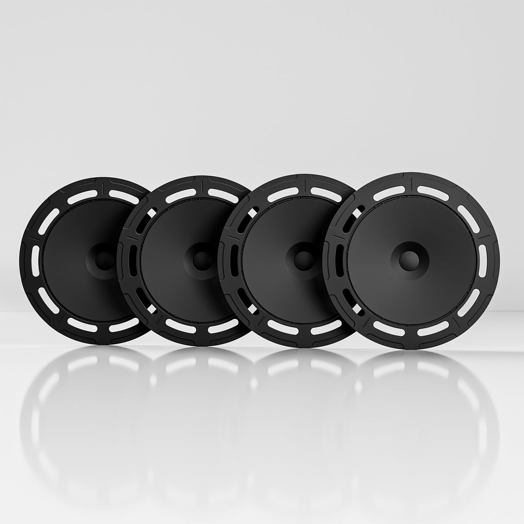 A1-23 Samurai Black Aerodisc wheel covers for Tesla Model 3 18" Model Y 19"