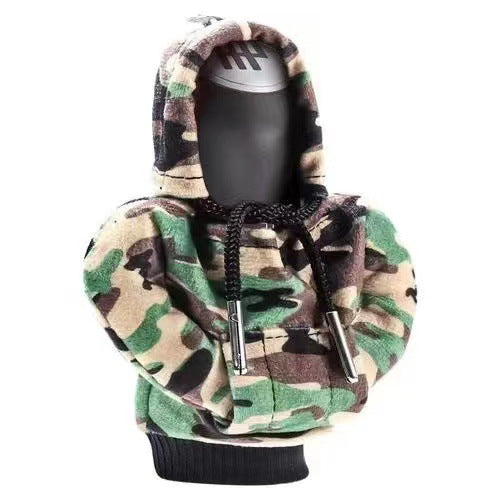 Mini sweat à capuche E1-3 pour pommeau de levier de vitesse universel, gadgets mignons pour intérieur automobile