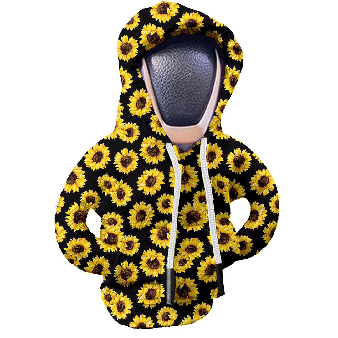 Mini sweat à capuche E1-3 pour pommeau de levier de vitesse universel, gadgets mignons pour intérieur automobile