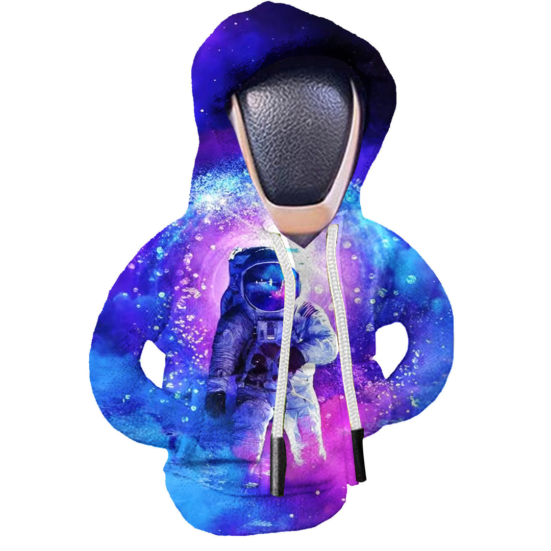 Mini sweat à capuche E1-3 pour pommeau de levier de vitesse universel, gadgets mignons pour intérieur automobile