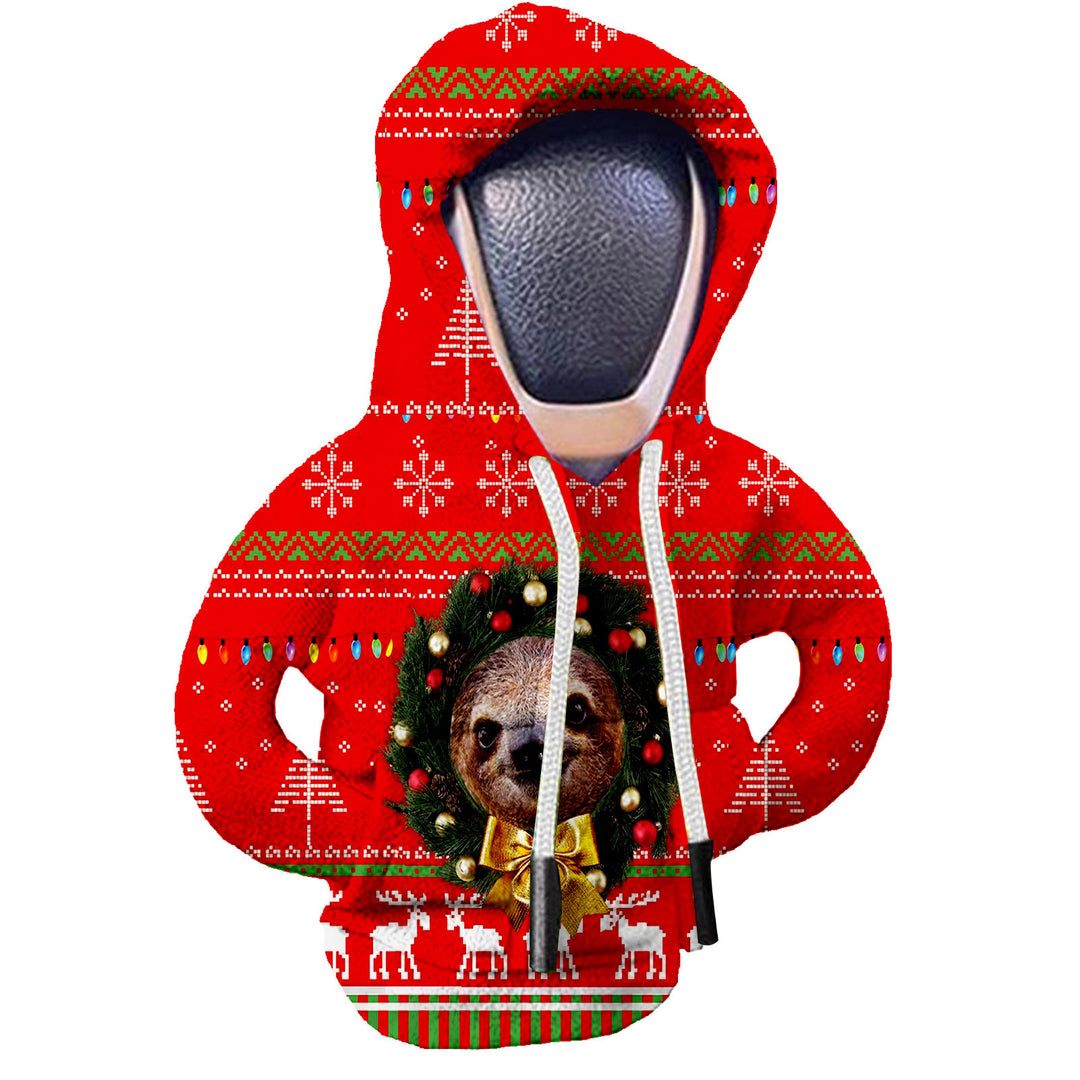 Mini sweat à capuche E1-3 pour pommeau de levier de vitesse universel, gadgets mignons pour intérieur automobile