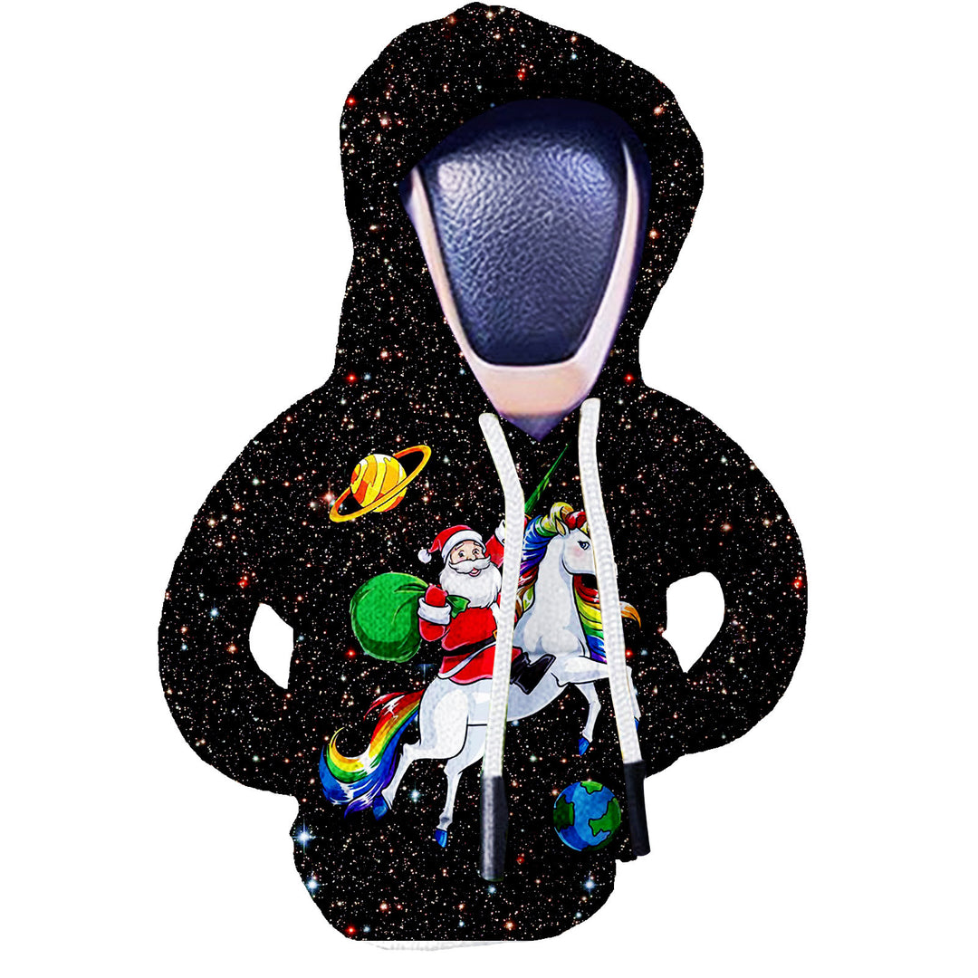 Mini sweat à capuche E1-3 pour pommeau de levier de vitesse universel, gadgets mignons pour intérieur automobile