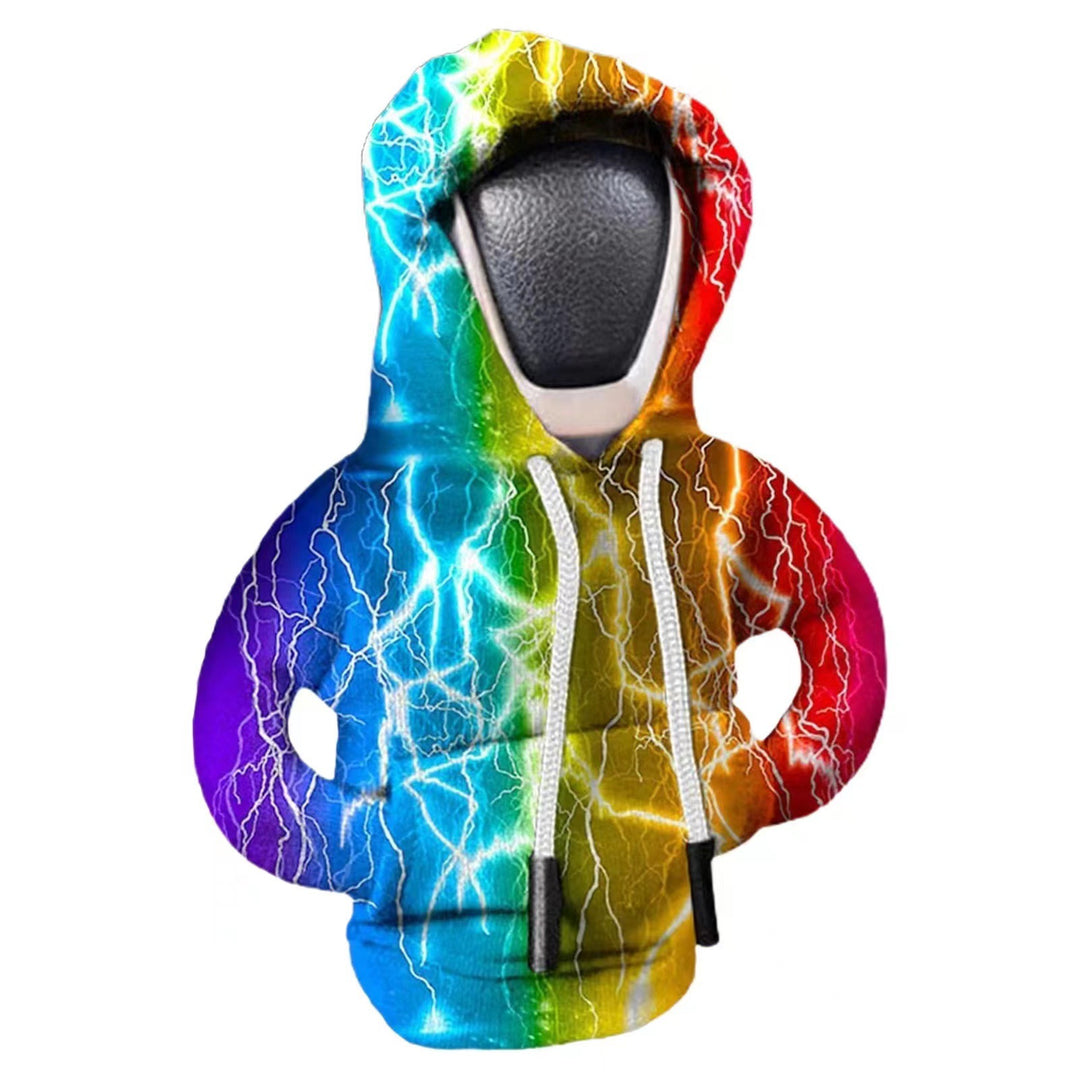 Mini sweat à capuche E1-3 pour pommeau de levier de vitesse universel, gadgets mignons pour intérieur automobile