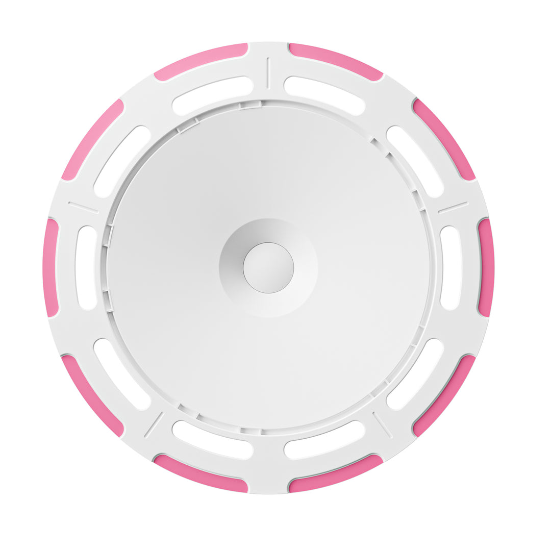 C7 Enjoliveurs de roue Aerodisc roses et blancs Tesla pour modèle Y 19'' modèle 3 18''