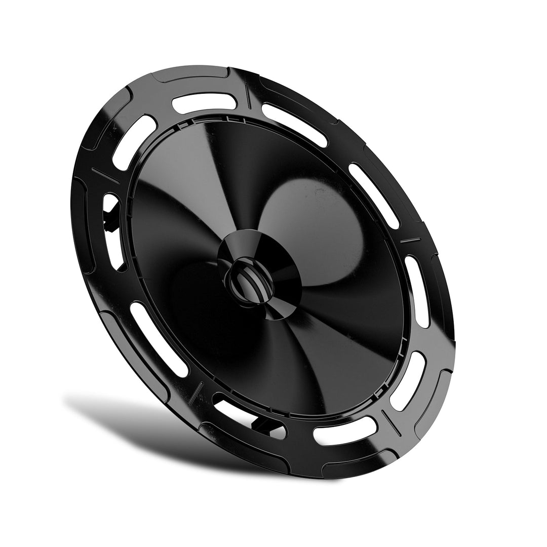 B1-2  2 pieces Samurai Black Aerodisc wheel covers for Tesla Model 3 18" hubcaps