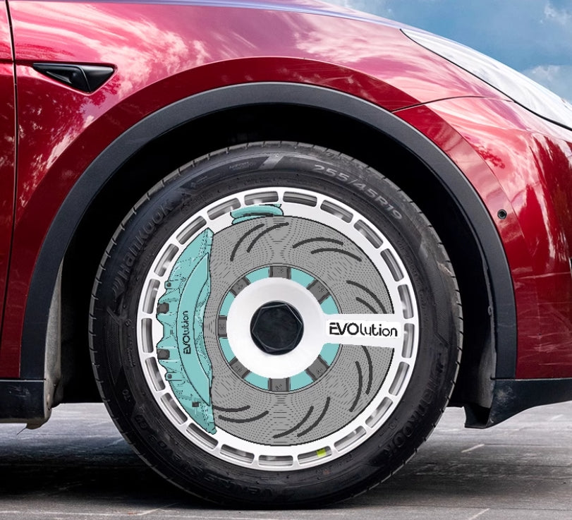 A3-2 Tesla Aero wheel covers for Model Y 19" 20" or Model 3 18" hubcaps a set 4 pcs