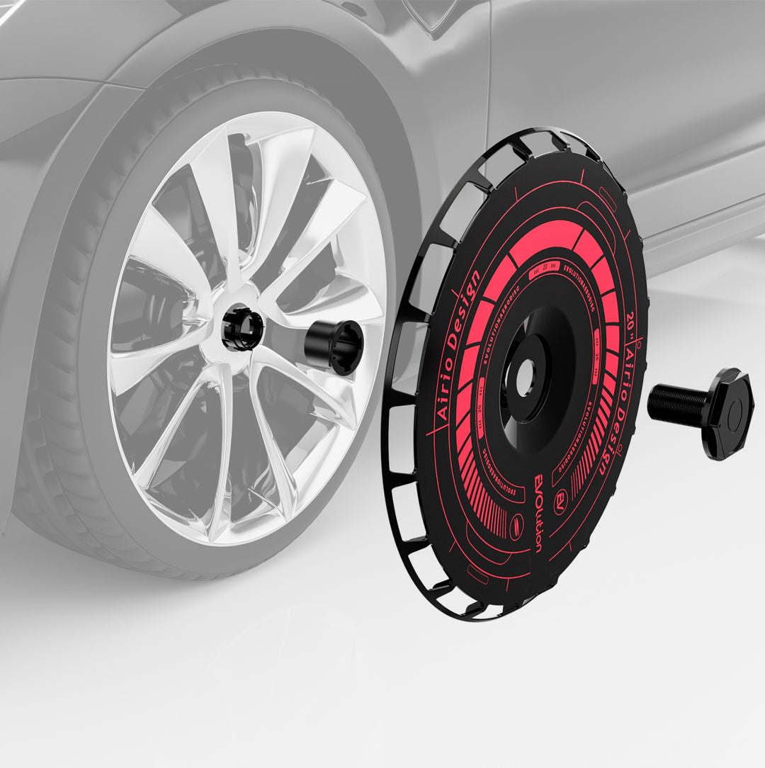 A1-103  Customized UV Printing Center Hub for Tesla Model 3yxs Hubcaps