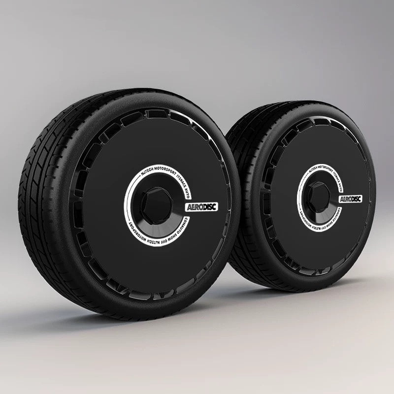 A1-3 Black/White Tesla wheel covers for Model 3YSX 21" 19" 20" hubcaps