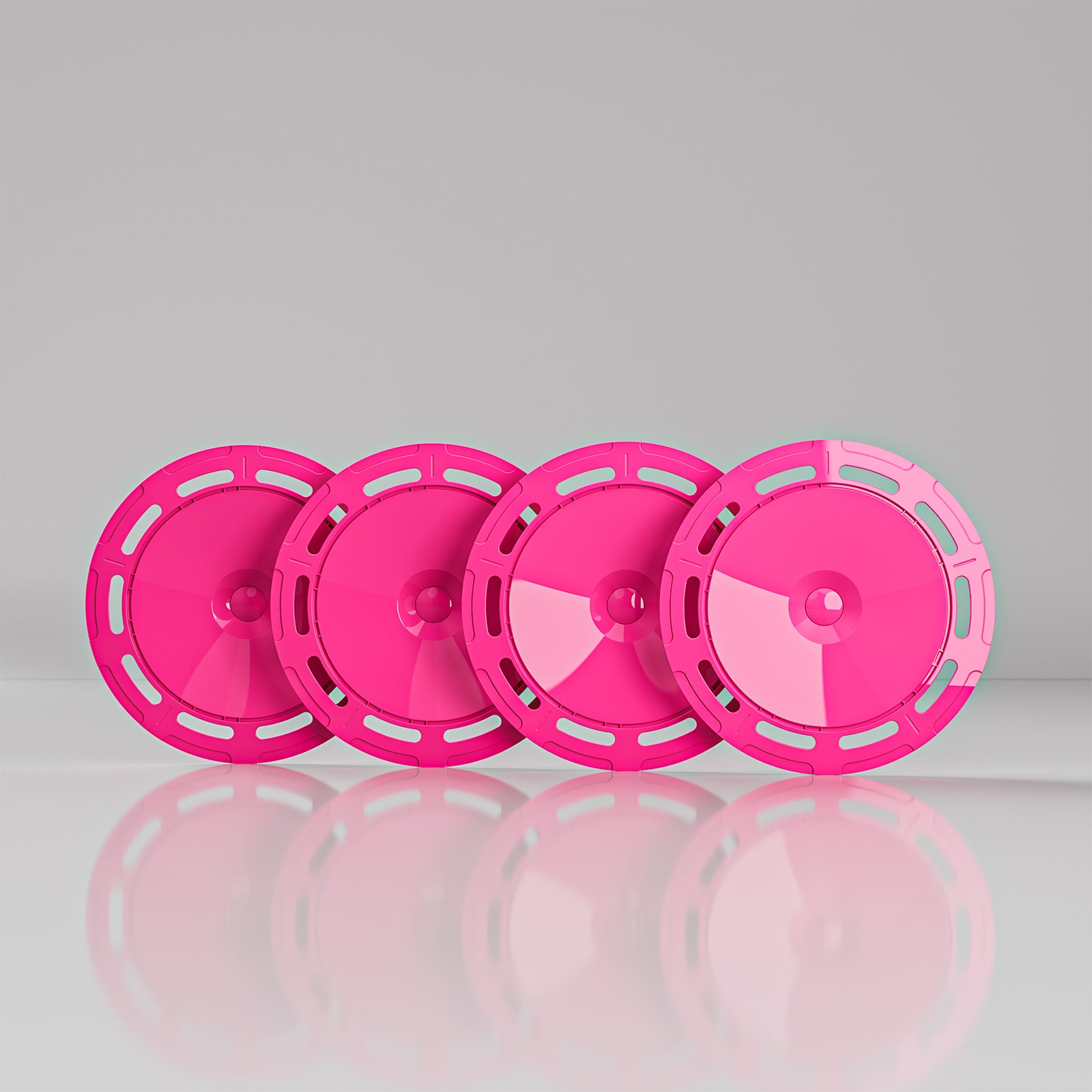 AirioDesign Barbie Pink wheel covers for Tesla Model 3 18" or Model Y