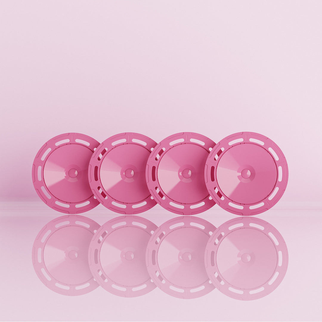 Enjoliveurs B4 Sakura Pink pour Tesla Model 3 18" ou Model Y 19"