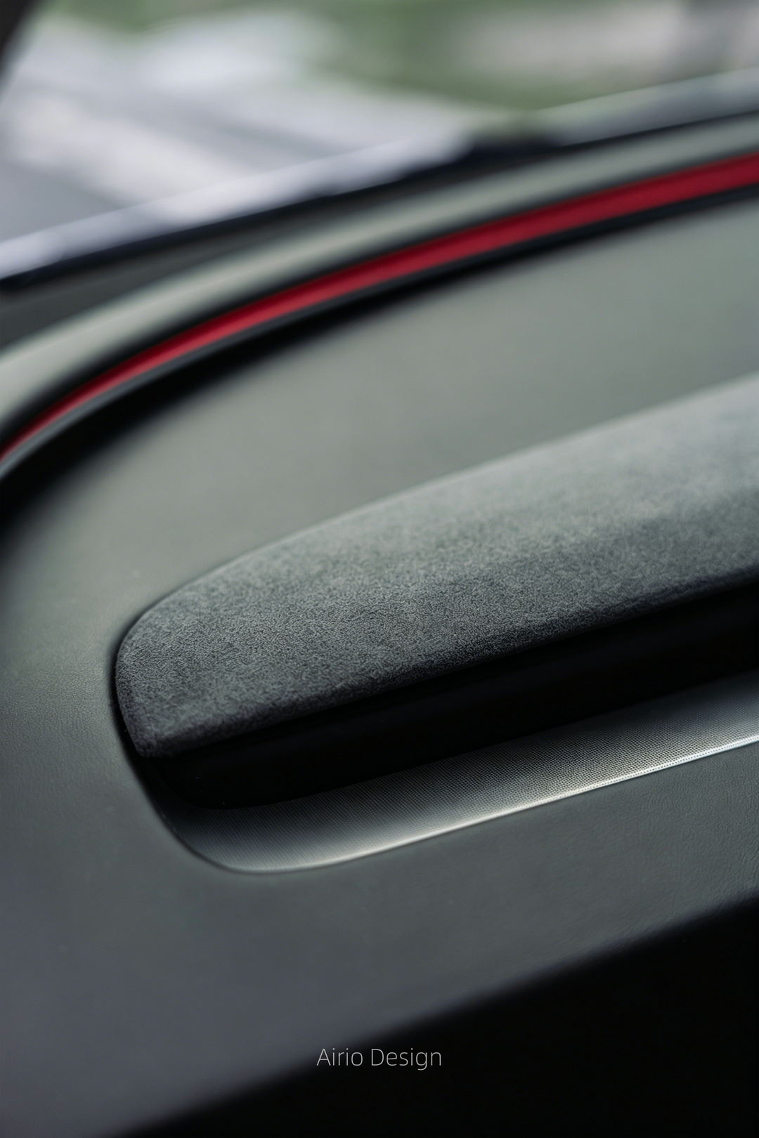 A1-111 Suede Dashboard Trim for Tesla Model 3 Highland & Model Y Juniper OEM-Quality