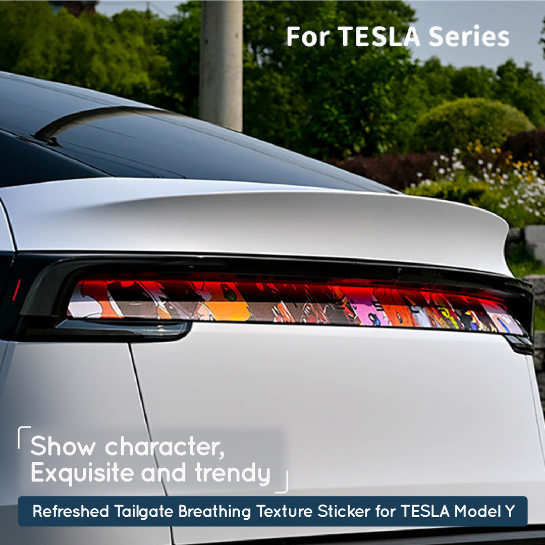 'Light and Shadow' taillight Decorative Decals for Tesla Model Y / YL (Refresh)