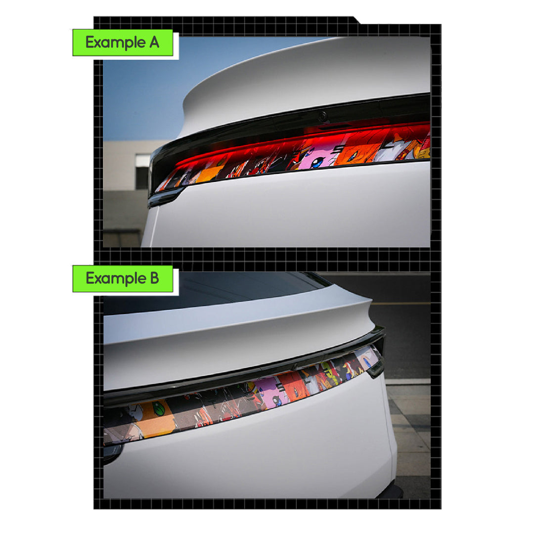 'Light and Shadow' taillight Decorative Decals for Tesla Model Y / YL (Refresh)