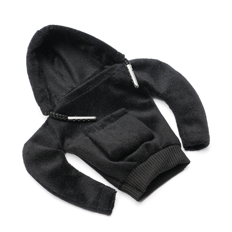 Mini sweat à capuche E1-3 pour pommeau de levier de vitesse universel, gadgets mignons pour intérieur automobile