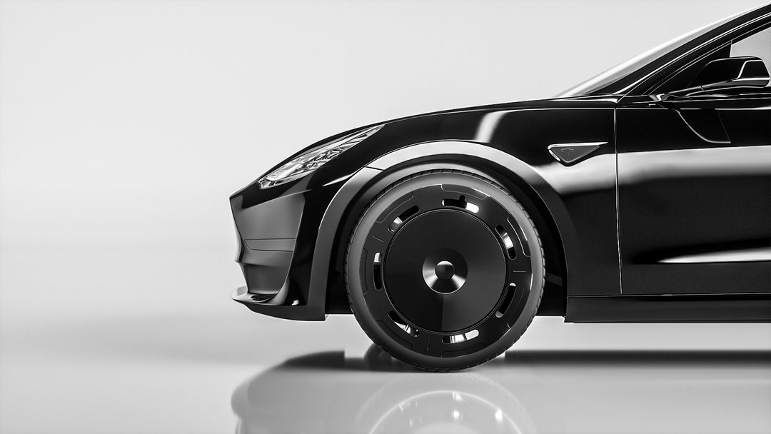 Enjoliveurs de roue Aerodisc C1 Samurai Black pour Tesla Model Y 19" 4 pièces