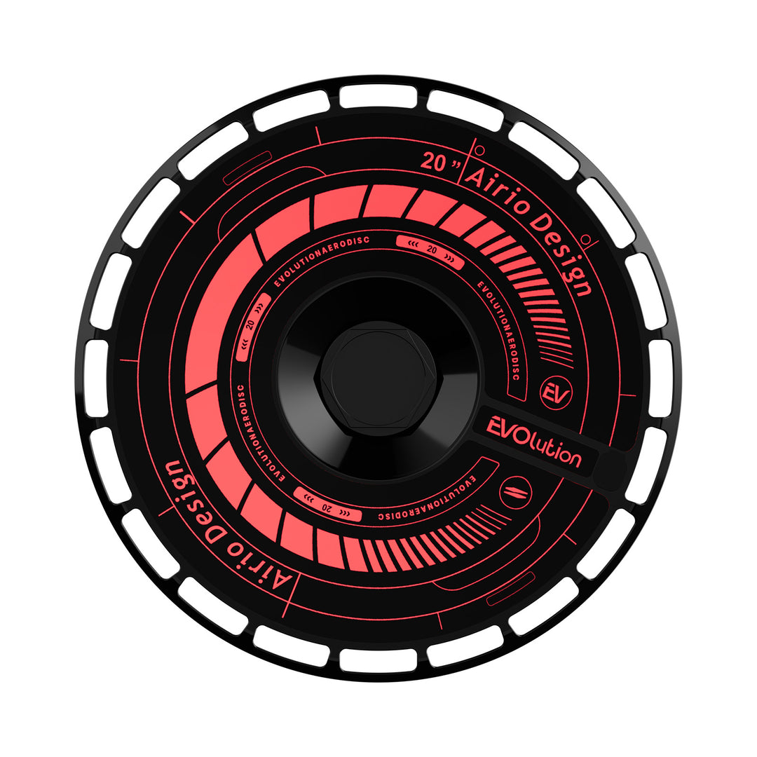 D3 Red Sci-fi UV printing Tesla Aero wheel covers for Model 3YXS 3yxs 21" 20" 19" 18" hubcaps