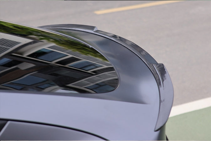 Becquet de coffre arrière sport en fibre de carbone A1-9, noir brillant, pour Tesla Model Y (2020-2024)