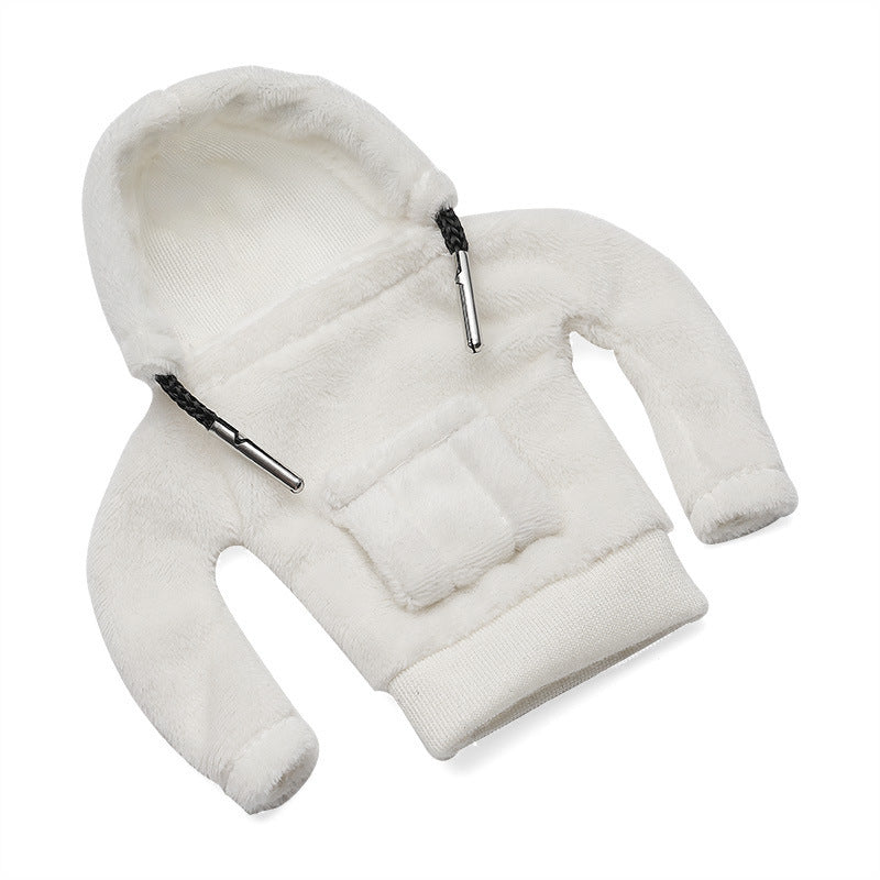 Mini sweat à capuche E1-3 pour pommeau de levier de vitesse universel, gadgets mignons pour intérieur automobile