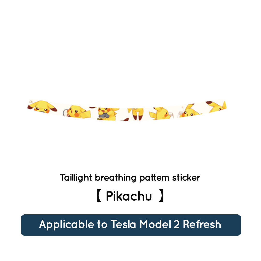 'Light and Shadow' taillight Decorative Decals for Tesla Model Y / YL (Refresh)