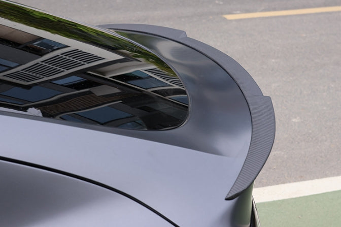 Becquet de coffre arrière sport en fibre de carbone A1-9, noir brillant, pour Tesla Model Y (2020-2024)