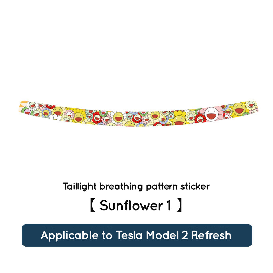 'Light and Shadow' taillight Decorative Decals for Tesla Model Y / YL (Refresh)