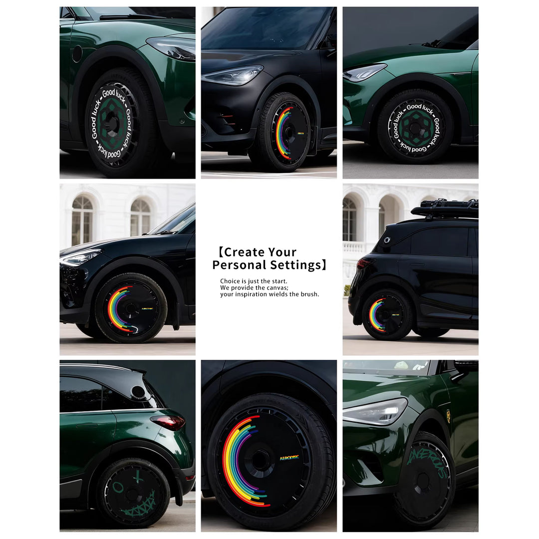 A1-13 Wheel covers for Mercedes-Benz Smart Elf 1 and Elf 3 - 18 19 20 inch center hubcaps