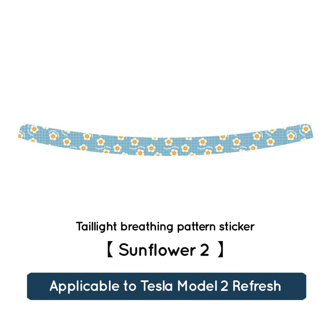 'Light and Shadow' taillight Decorative Decals for Tesla Model Y / YL (Refresh)