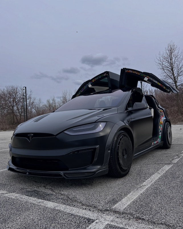 A1-102 Matte black Tesla Aero wheel covers for Model 3YXS 3yxs 21" 20" 19" 18" hubcaps