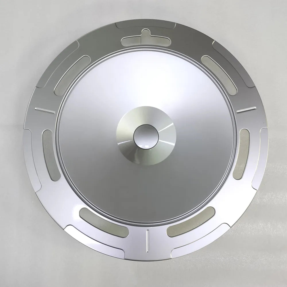 C2 Titanium silver wheel covers for Tesla Model Y 19" hubcaps
