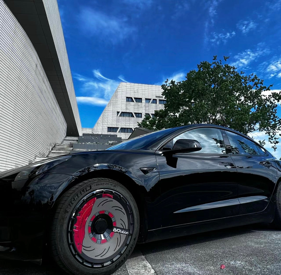 A3-2 Tesla Aero wheel covers for Model Y 19" 20" or Model 3 18" hubcaps a set 4 pcs