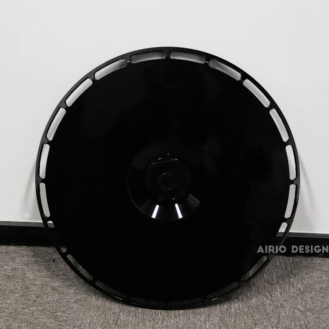 A1-3 Black/White Tesla wheel covers for Model 3YSX 21" 19" 20" hubcaps