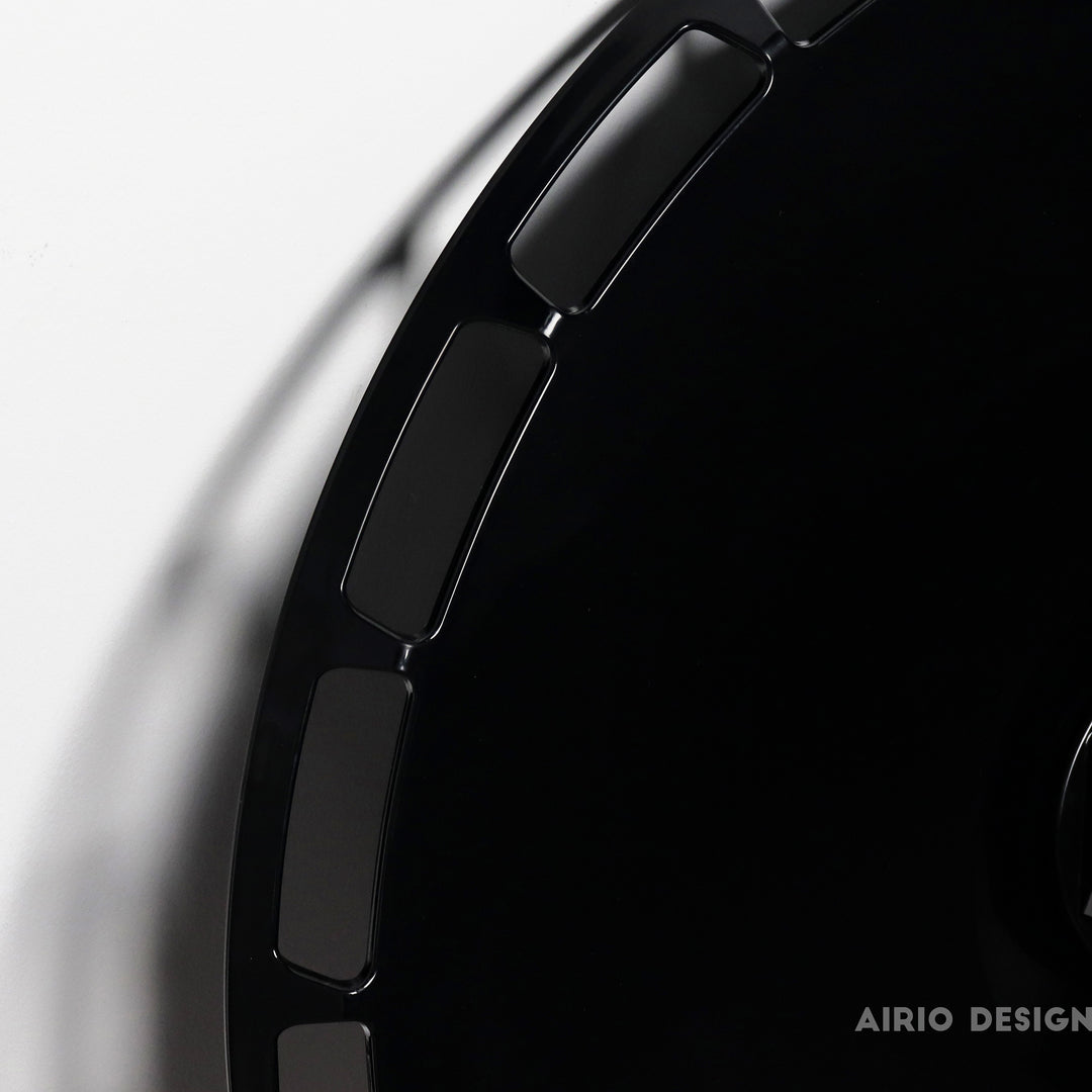 A1-3 Black/White Tesla wheel covers for Model 3YSX 21" 19" 20" hubcaps
