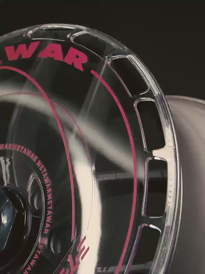 A2-2  Transparent hubcap + red planet Tesla wheel covers for Model 3yxs 21" 20" 19" 18" hubcaps UV Printing